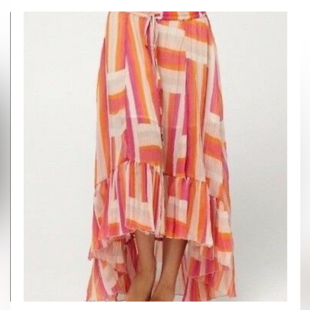Roxy Hi-Lo Boho Skirt Large To Be Found Skirt